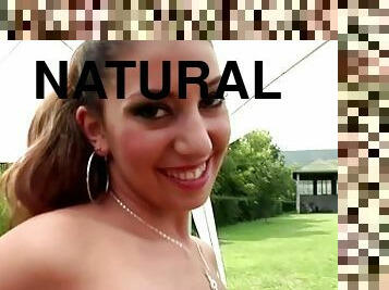 Sylvia Diamond Hungarian Gipsy Pussy & Frank Gun POV Natural Tits Pussy Outdoor Facial Fuck Teaser#2