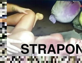 orgasme, strapon, amatør, anal, lesbisk, milf, hjemmelavet, par, sperm, blond