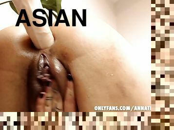 asiatisk, røv, orgasme, fisse-pussy, amatør, anal, teenager, legetøj, synsvinkel, sperm