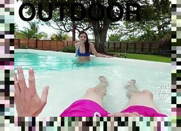 BANGBROS - Ella Cruz POV Fuck Sesh In The Pool