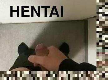 ázsiai, maszturbálás, amatőr, japán, kézimunka, fiatal-18, hentai, fétis, szólóban, durván