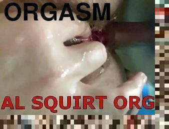 orgasme, sprøjte, amatør, anal, milf, hjemmelavet, mor, cougar