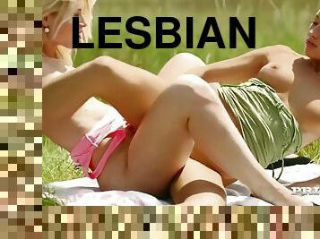 אורגזמה, בחוץ, לסבית-lesbian, לעשות-עם-האצבע, אירופי, בלונדיני, יורו