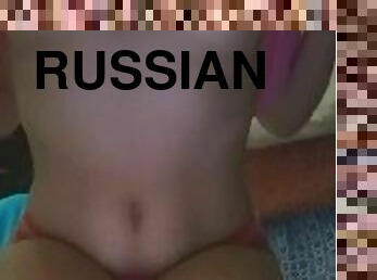 russisk, amatør, babes, første-gang, petite, alene, små-pupper, erting