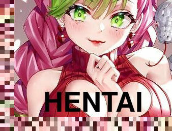 anime, hentai, słodkie, solo, kobieca-dominacja, dręczenie