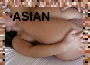 asiatisk, orgasm, fitta-pussy, anal, brudar, porrstjärna, creampie, fingerknull, sprut, knullande