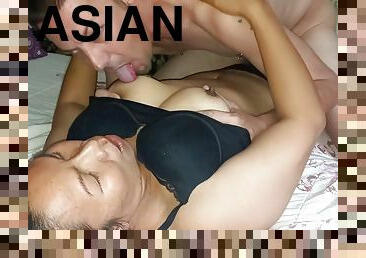 Hot Asian Wife Gets Fucked Hard After Sucking My Cock And Cumming Twice In My Mouth. Shoutouts