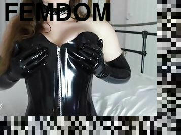 amatori, britanic, fetish, latex, solo, bruneta, femdom, cauciuc, atata