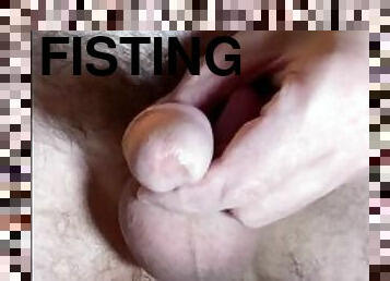 fisting, kone, amatør, anal, cumshot, hardcore, par, mann, cum, virkelig