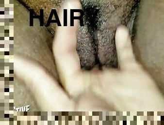 hårete, orgasme, pussy, skolejente, squirt, amatør, ebony, svart, fingret, cum