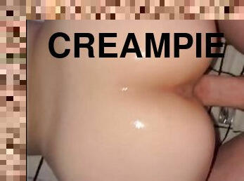 rumpe, pappa, pussy, amatør, babes, stor-pikk, tenåring, hardcore, creampie, pov