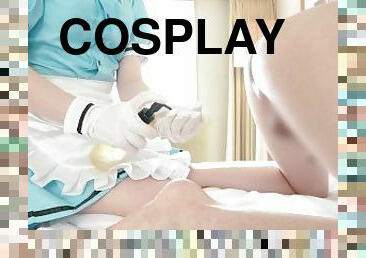 ?????????????M??? ?Cosplay? Japanese Cosplayer handjob ejaculation