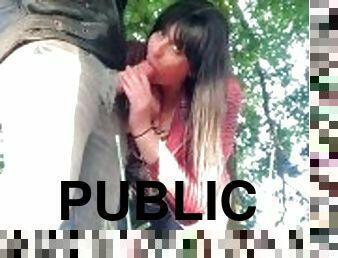 en-plein-air, public, amateur, mature, fellation, maison, maman, couple, horny, britannique