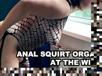 hårete, orgasme, squirt, amatør, anal, milf, rumpehull, røff