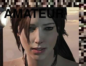 TOMB RAIDER NUDE EDITION COCK CAM GAMEPLAY #6