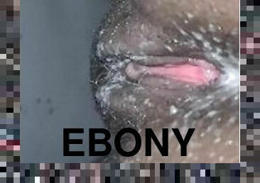 Good pink creamy  ebony pussy. (Watch till end)