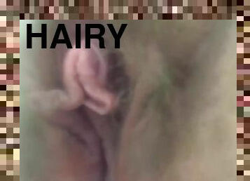 poilue, pisser, chatte-pussy, amateur, ados, point-de-vue, ejaculation, solo, alcool