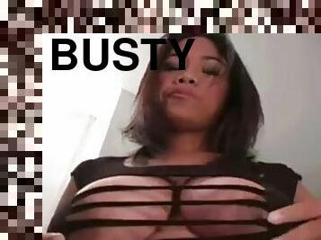 asiatisk, store-pupper, blowjob, pov, thai, busty