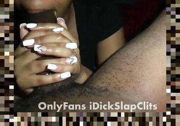 Ebony college girl cheats with long BBC Bull   (OnlyFans @iDickSlapClits)