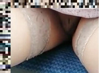 umum, vagina-pussy, isteri, pelacur-slut, upskirt-bagian-dalam-rok, celana-dalam-wanita, orang-yang-suka-memperlihatkan-keahliannya, berkedip