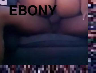 Thick Ebony riding BBC