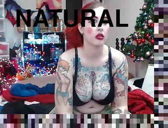 Tattooed Bbw With Natural Big Tits