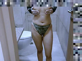 Hot Riya Bathing Nude