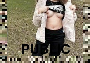 Flashing in public!