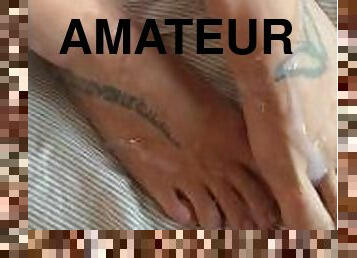 Cumblast awesome feet after amazing footjob