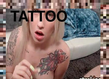 Petite Tatted Up Teen Stroking Cock Pov 8 Min