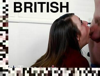 Brit Teen Eats Cum Out Of A Shot Glass