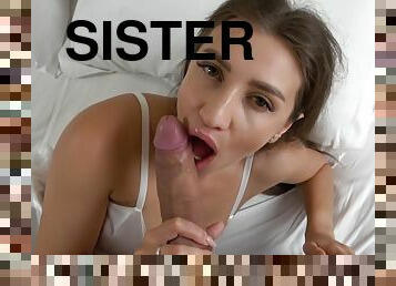 With Stepsister Again! Bj, Cowgirl, Dogging, Facial - Kriss Kiss And Morning Sex