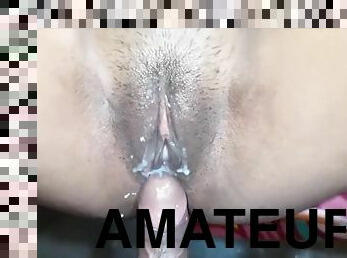 amatør, indian-jenter, creampie, par, pov, kåt