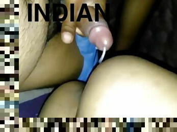 Indian Aunty Blowjob And Cum On Ass