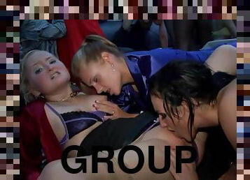 párty, pička, swingers, medzirasové, skupinový-sex, blondýna, basa, bruneta, tetovanie