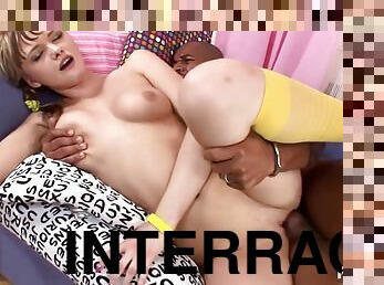 Hot Interracial Hardcore With Horny Blonde Teen Alin X Bouncing On Bbc Gp1341
