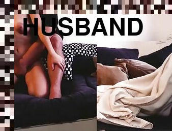 Husband watches his wife fucking another man