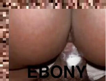 Big Booty Ebony Creaming On Dick First Time