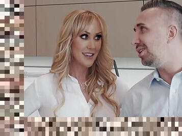 Brandi Love and Keiran Lee move from cooking to fucking