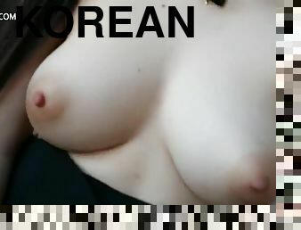 Korean Girl Shows Big Tits