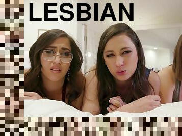Thrilling Lesbian Threesome Scene
