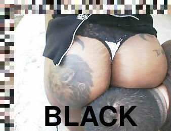Black booty MILF rough sex