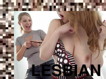 Hot lesbian babe Katerina Hartlova hot porn video