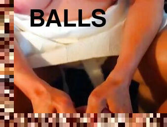 Pias Balls Squeeze Press and Handjob 02