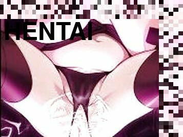 kompilasi, sex-dalam-kumpulan, creampie, bertiga, kartoon, hentai