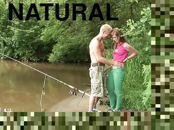 Cute coed Alexis Crystal fornicateed by a fisherman