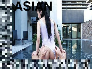 asia, besar-huge, tua, vagina-pussy, blowjob-seks-dengan-mengisap-penis, remaja, permainan-jari, 18-tahun, kolam-renang, menunggangi