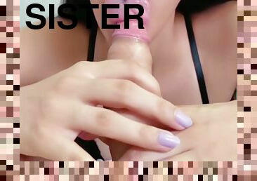 Step Sister teen 18+ - We Had To Be Quiet Her Parents Were Home