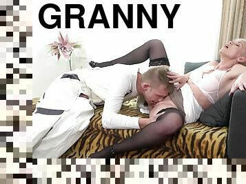 Granny and mom seduce the lucky ones