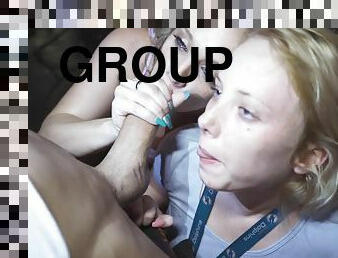 fuld, udendørs, amatør, pikslikkeri, udløsning, hardcore, gruppesex-groupsex, tøs, firkanter